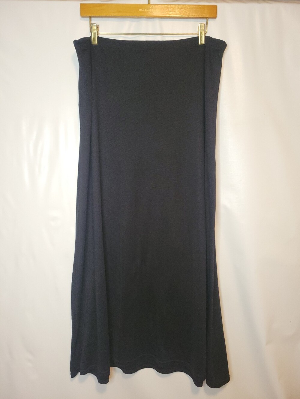 Prima Vintage 90s Black Maxi Skirt